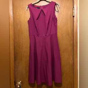 AGB A-line Sleeveless Dress Dark Pink sz 8
